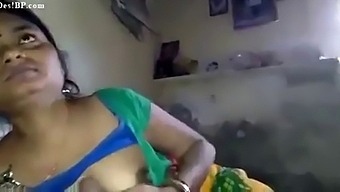 The Desi Village Bhabhi With The Husband Gives A Blowjob And Hand Job.