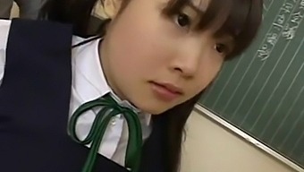 A Japanese Student Is A Schoolgirl.