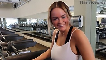 Big Natural Tits Babe Alexis Kay Gets Picked Up And Creampied In The Gym