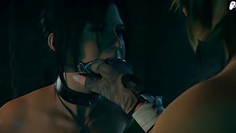 Lara Croft Takes On A Massive Dildo And Cums In Her Ass In This 3d Hentai Video