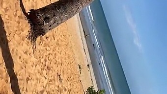 I Gave Him A Blowjob On The Sand In View Of Everyone
