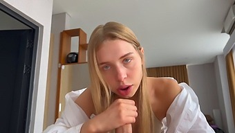 Innocent-Looking Teen Gets Her Mouth Fucked In Hd Video