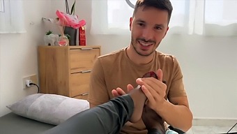 Foot Fetish: Office Secretary Gives Foot Massage And Gets Anal Sex