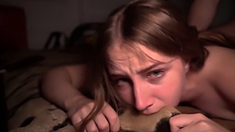 Cute Teen Gets Covered In Cum Multiple Times In Explicit Video.