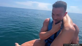 Blonde Bombshell Mackenzie Mace Gets Down And Dirty On A Jetski