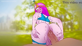 Animated Princess Engages In Sexual Activity Outdoors For A Confectionery Treat!