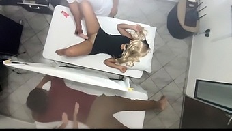 Beautiful Wife Gets Pleasure From Sensual Massage And Amazing Fuck With Doctor In Front Of Husband