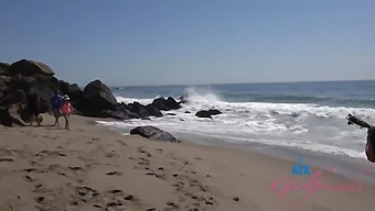 Amateur Blowjob And Pov Car Ride With Summer Vixen On Beach Date