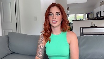 Redhead With Big Ass Gets Pounded Doggy Style By Well-Endowed Neighbor