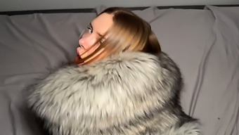 American Teen Girl Verified By Fans And Couples In Fur Coat Encounter
