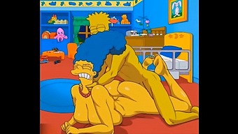 Marge, The Naughty Housewife, Moans In Ecstasy As She Gets Filled With Hot Cum In Her Ass And Squirts Uncontrollably